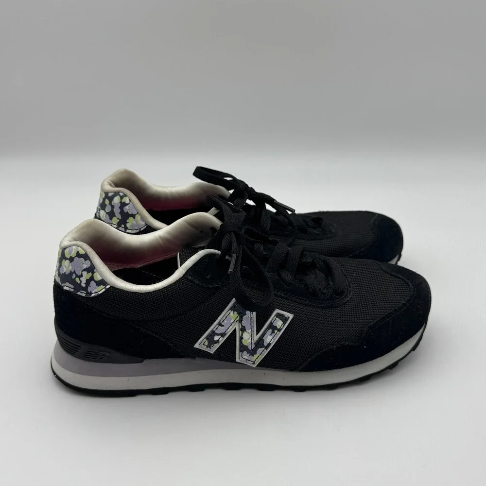 New Balance 515 V3 Womens Sneakers Black Nightshade Floral WL515AC3 Size 10